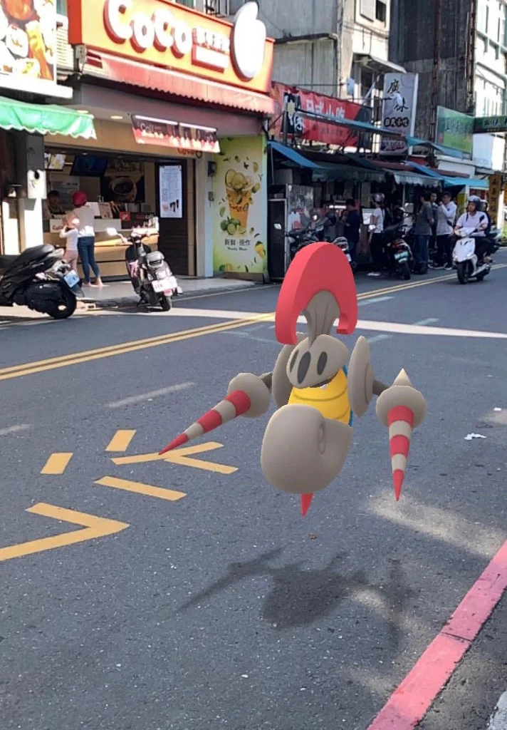 路上奔跑的騎士蝸牛
