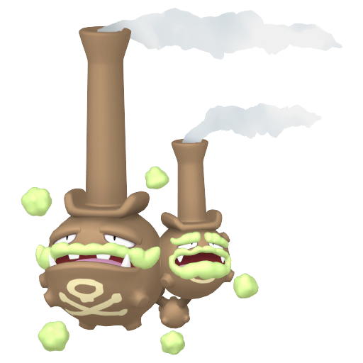 Shiny Weezing Galarian