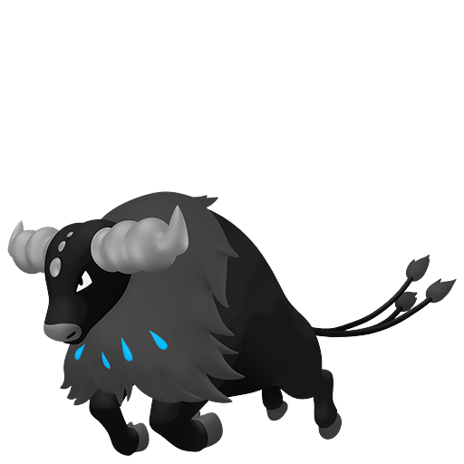 Shiny Tauros Paldean Tauros (Aqua Breed)