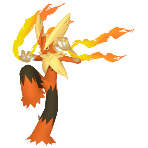 Shiny Blaziken Mega Blaziken