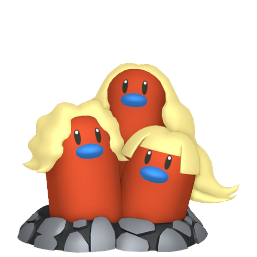 Shiny Dugtrio Alolan