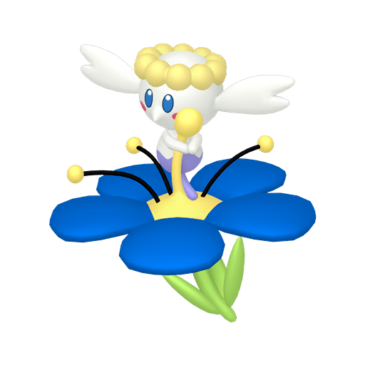 Blue Flower शाइनी