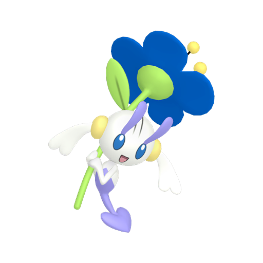 Shiny Floette Blue Flower