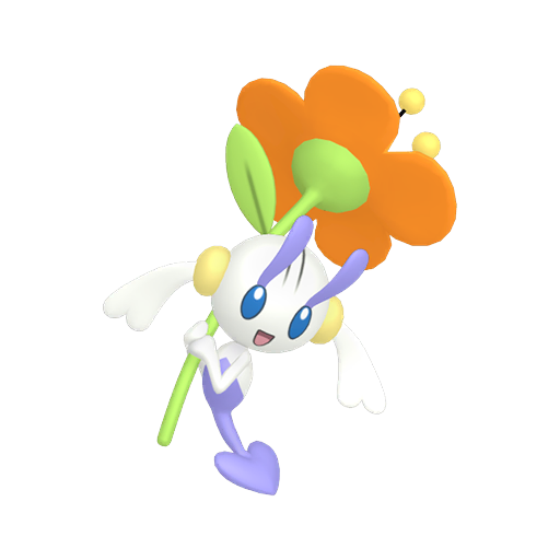 Shiny Floette Orange Flower