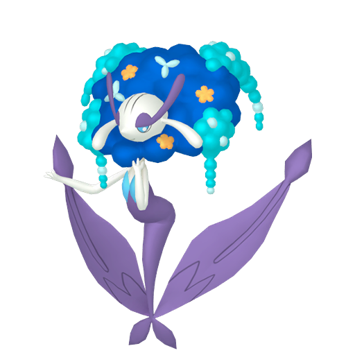 Shiny Florges Blue Flower