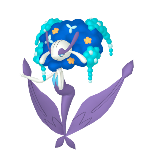 Blue Flower शाइनी