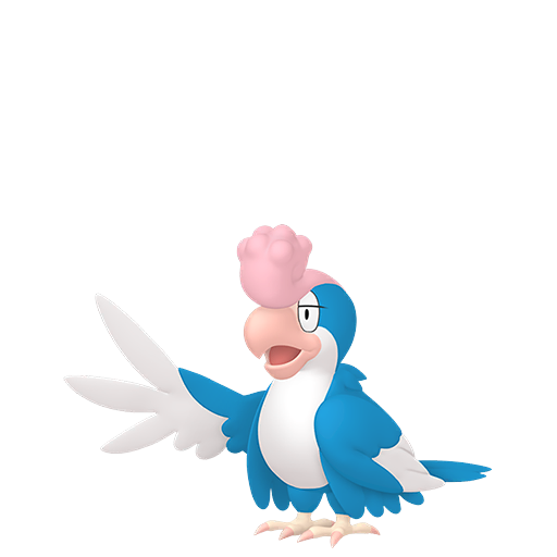 Blue Plumage Shiny